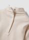 Beiges Shirt aus reiner Bio-Baumwolle mit Rundhalsausschnitt_3