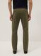 Green slim-fit stretch cotton chino trousers_2