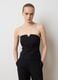 Black slim fit corset with sweetheart neckline_2