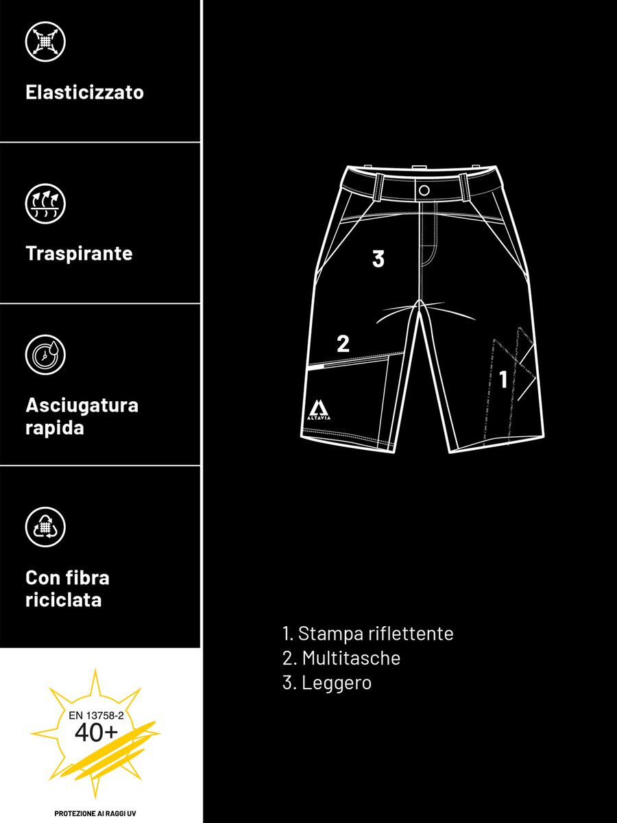 Altavia hiking shorts with ripstop weave_3