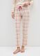 Multicolour checked pyjamas in pure cotton regular fit with print_3
