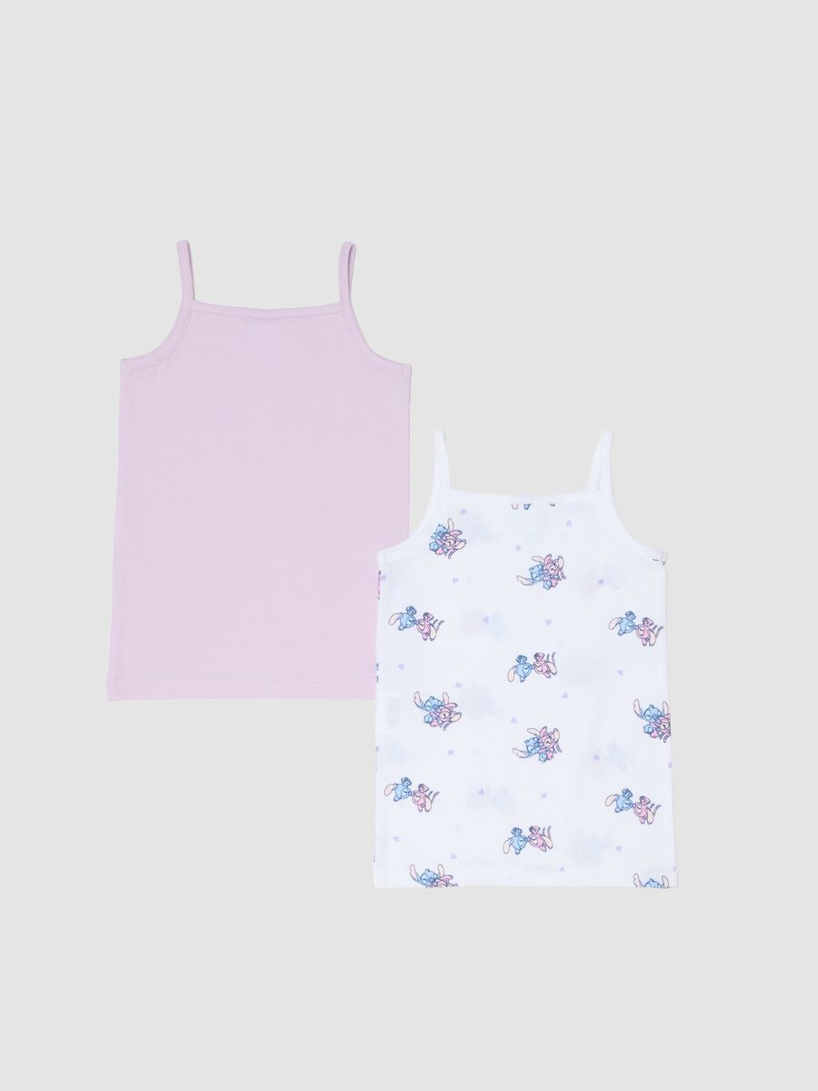 Twin Pack Multicolour Pure Cotton Vests for Baby Girls Regular Fit_1