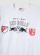 Short sleeve pure cotton white regular fit Red Bulls T-shirt_5