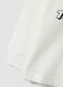 T-shirt bianca in puro cotone con girocollo e stampa Top Speed Driver_3