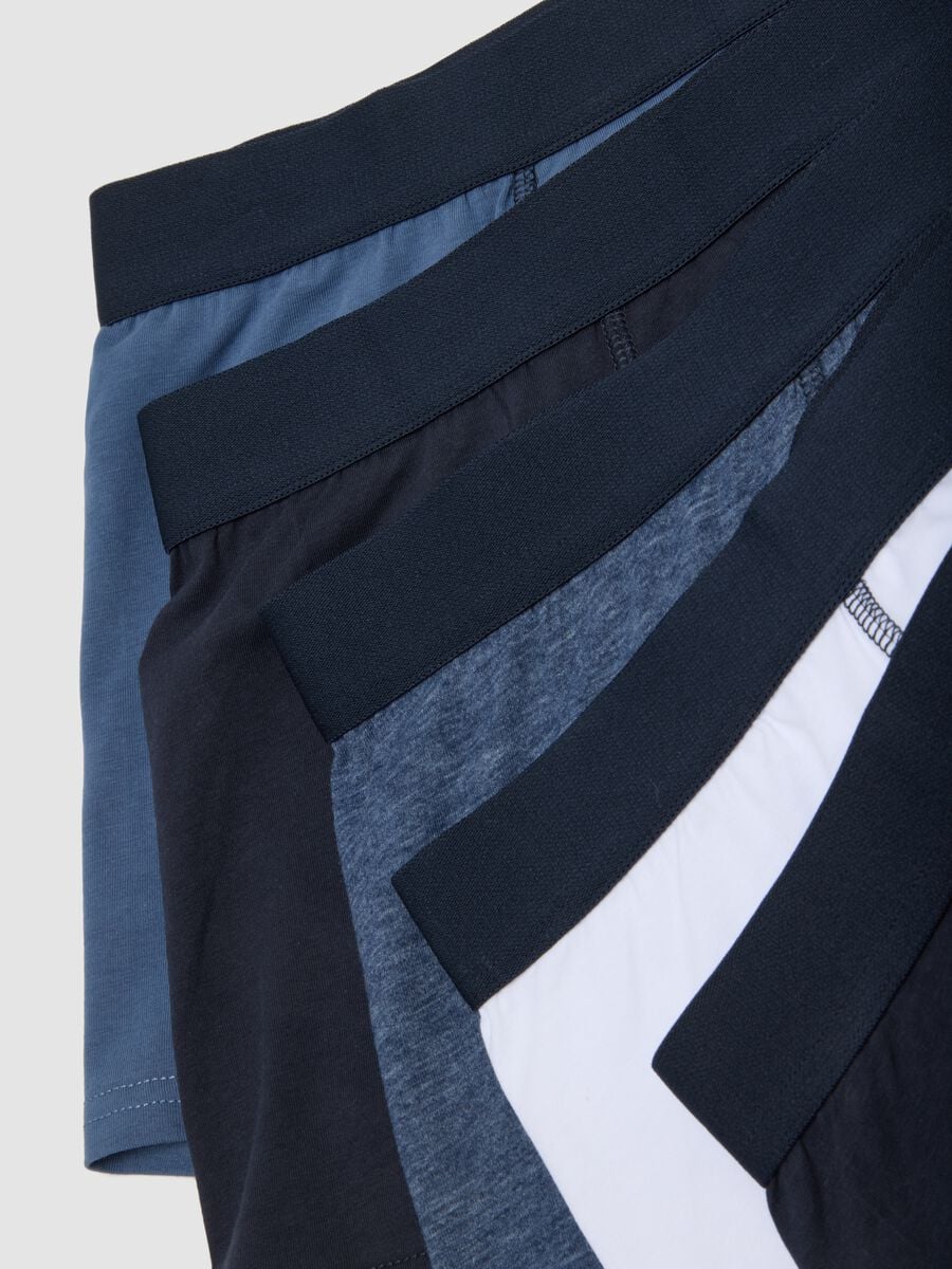 5er-Pack Boxershorts in Multicolor aus elastischer Bio-Baumwolle_2