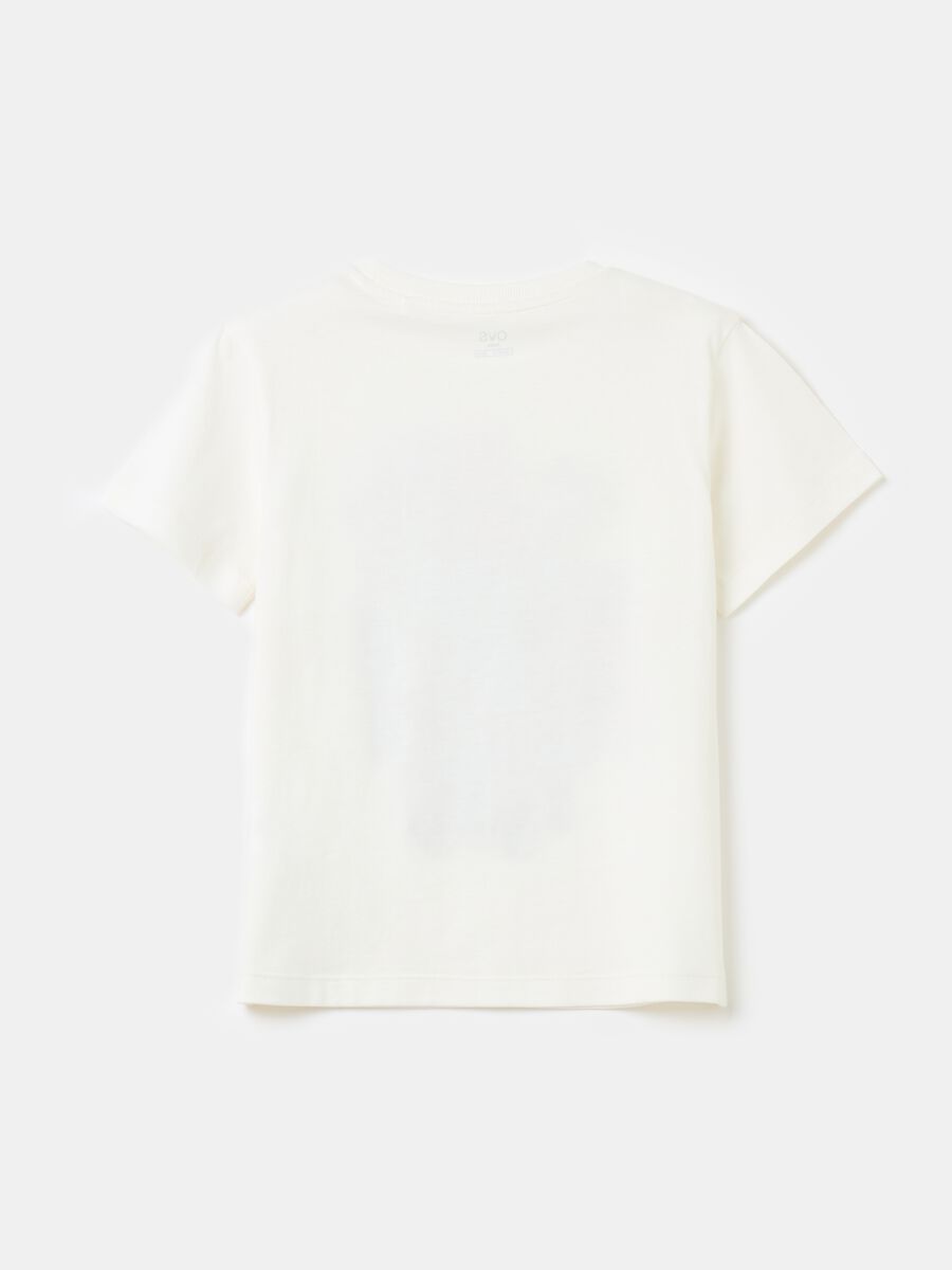 Cotton T-shirt with Safari print_1