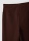 Leggings marroni flare in tessuto elasticizzato traspirante ALTAVIA STUDIO_7