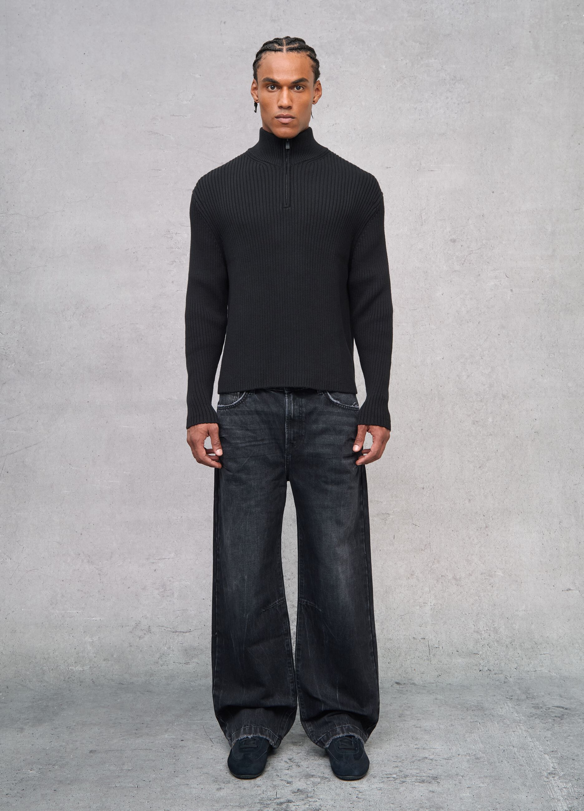 Bootcut Denim Washed Black