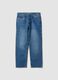 Jeans denim in puro cotone relaxed fit_0