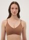 Brauner BH aus Stretchmaterial mit herausnehmbarer Polsterung_0
