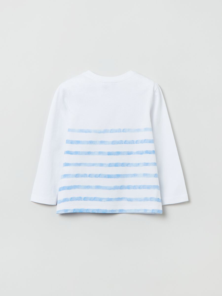 Long-sleeved T-shirt with whale print_1
