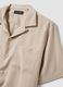 Beige pure-viscose shirt with bowling collar_5