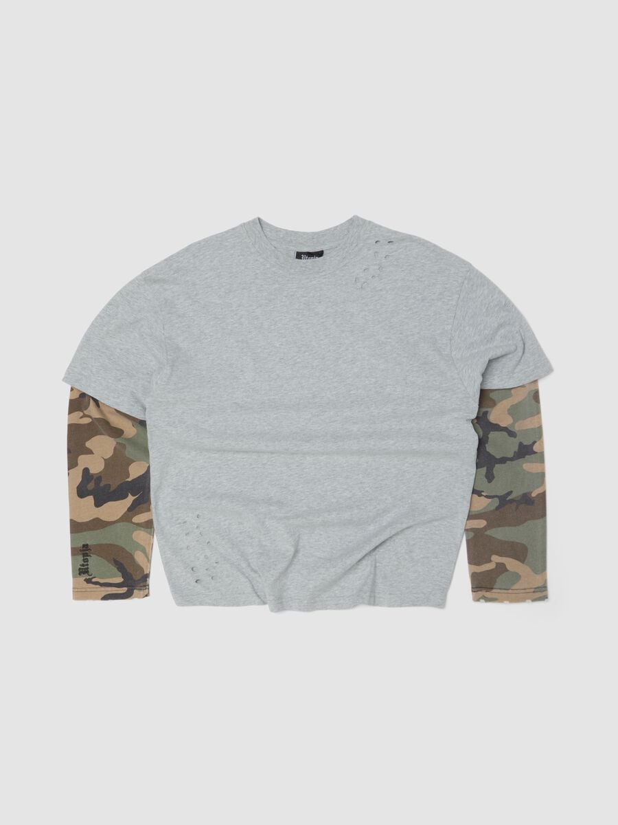 Double Longsleeve Grau & Camo_0