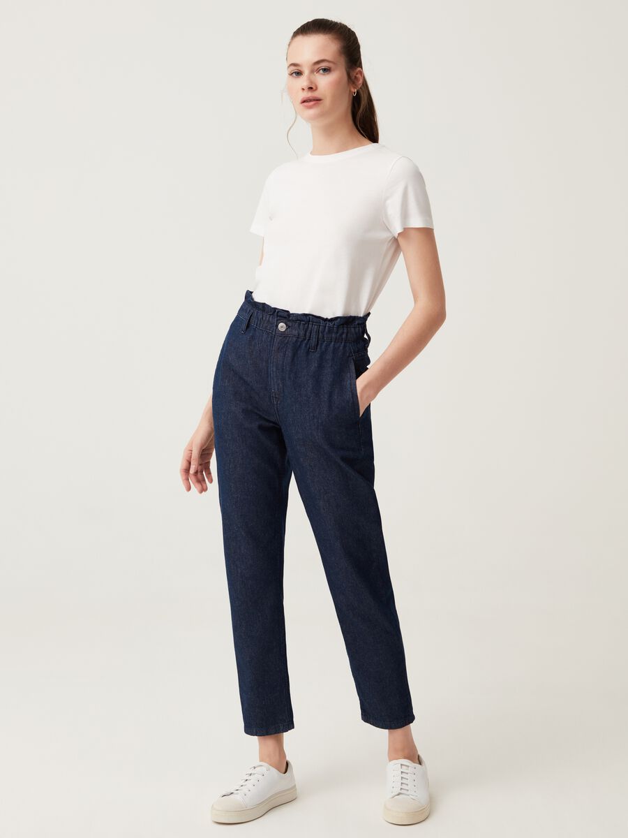 Cotton slouchy jeans_0