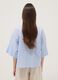 Himmelblaue Lochstrick-Hemdbluse aus reiner Baumwolle, Regular Fit_3