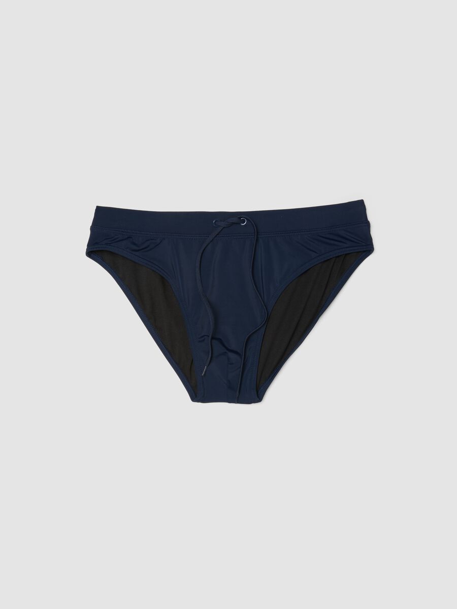 Blue stretch swim briefs_4