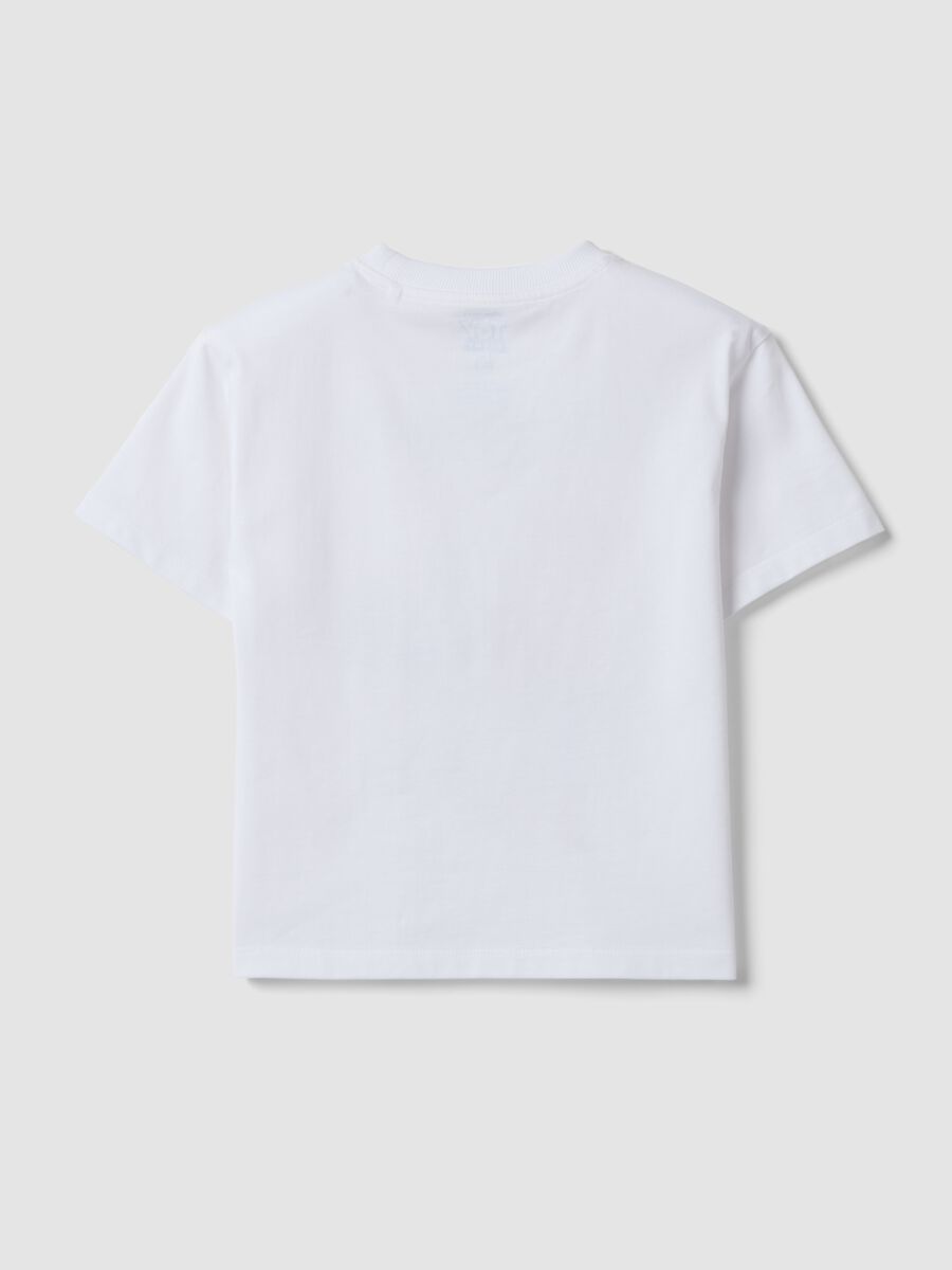 White pure cotton Toy Story print T-shirt for boys_2