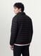 Schwarze Ultralight Steppjacke, Regular Fit, mit Reissverschluss_3