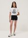 White organic cotton set with T-shirt and shorts_1