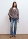 Light Blue Stretch Cotton Bootcut Jeans_0