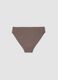 Brown stretch organic cotton briefs_0
