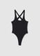 Cross Back Cut Out Swimsuit Black_4