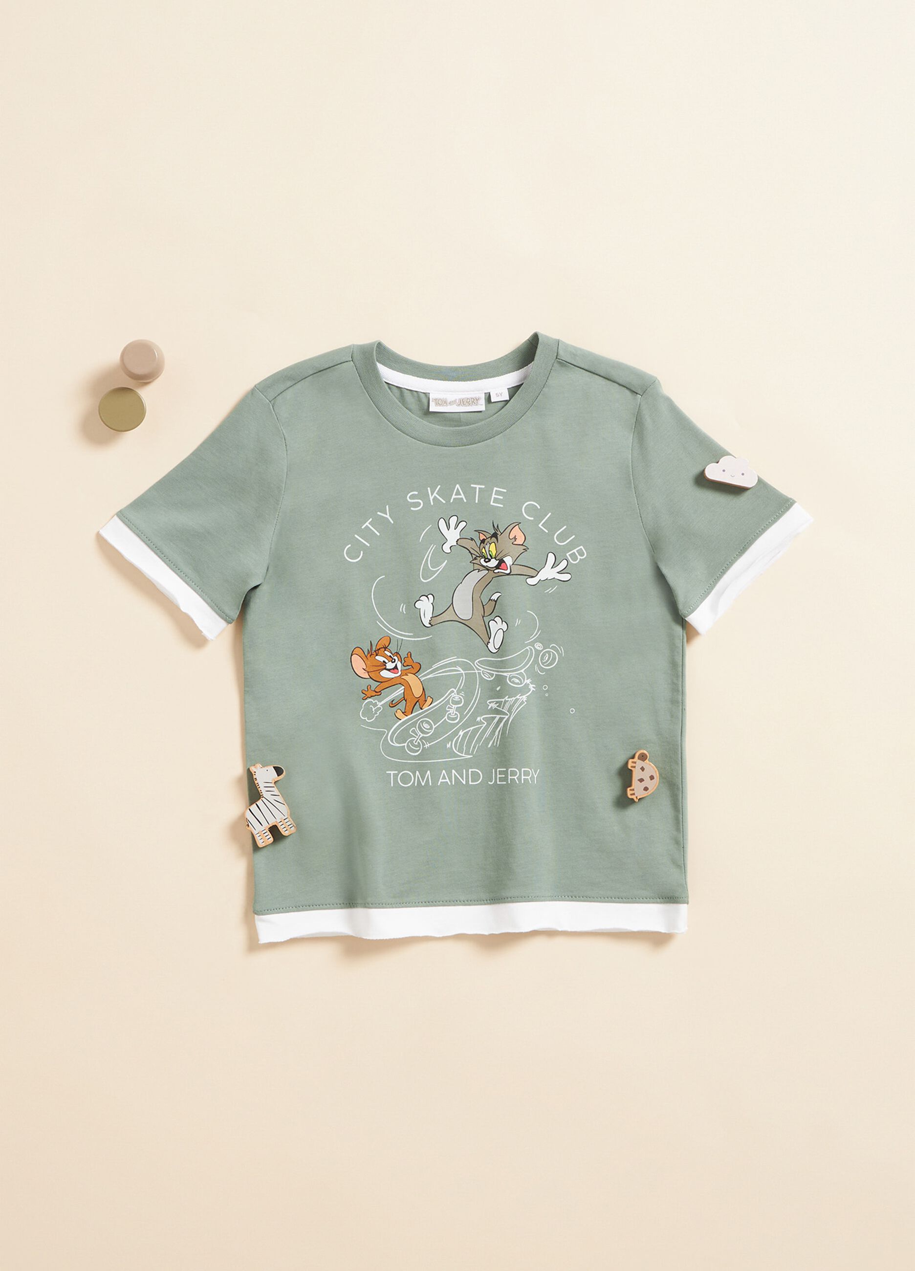Camiseta de algodón 100% Tom&Jerry IANA