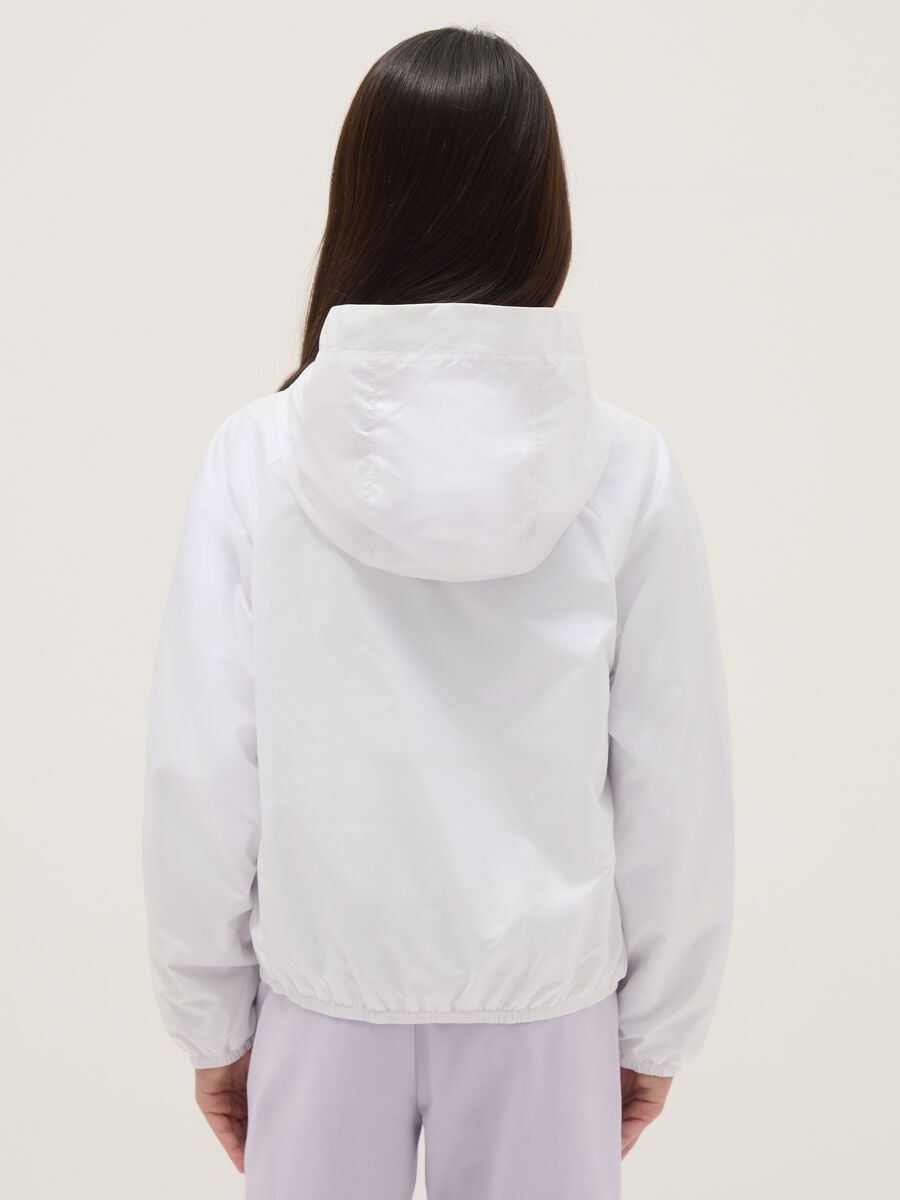 Veste Blanche &agrave; Capuche Regular Fit pour Filles_1