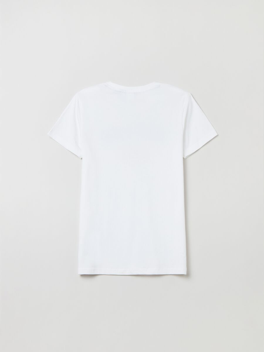 100% cotton T-shirt with logo print_1