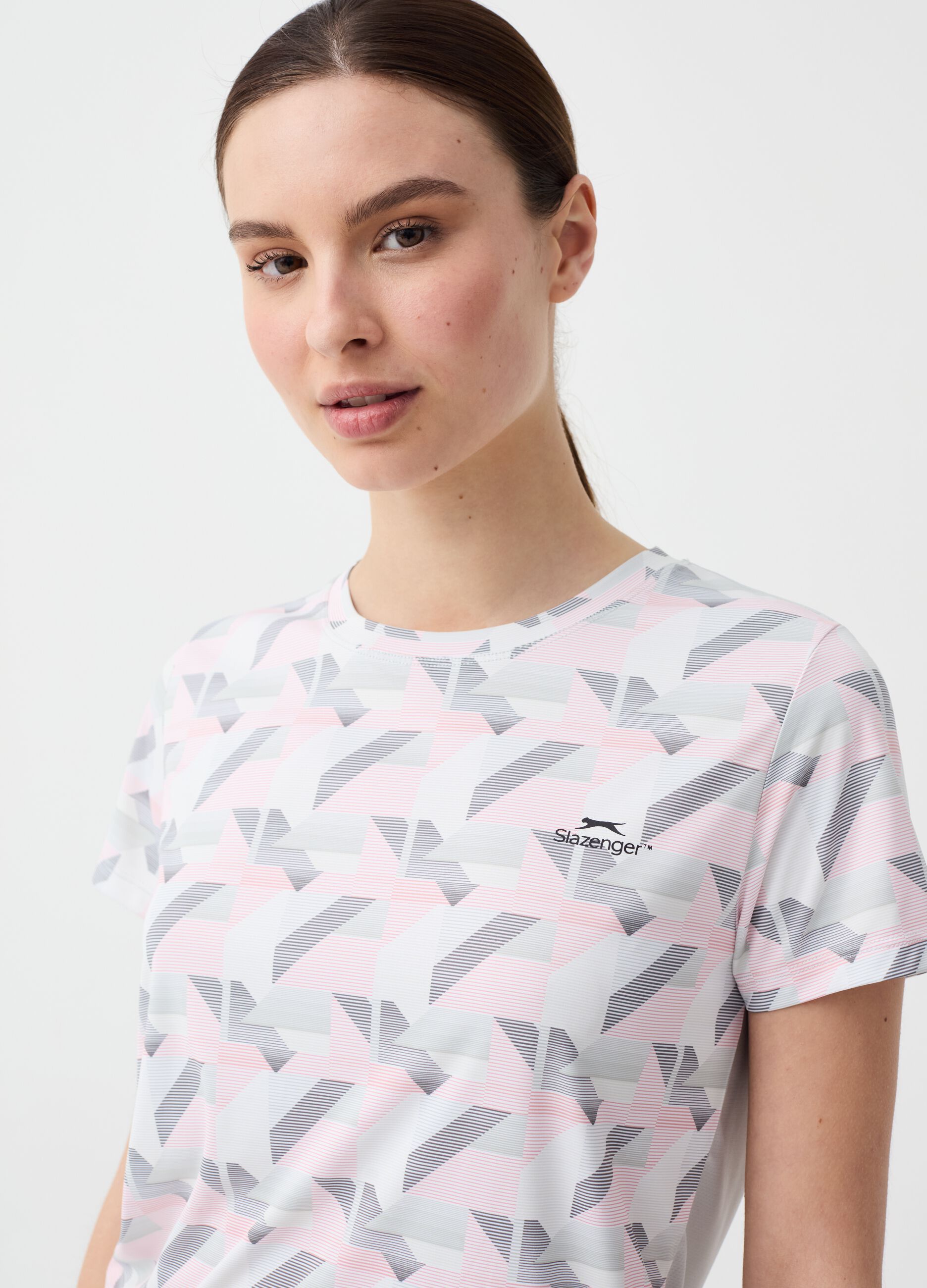 Slazenger tennis T-shirt with print