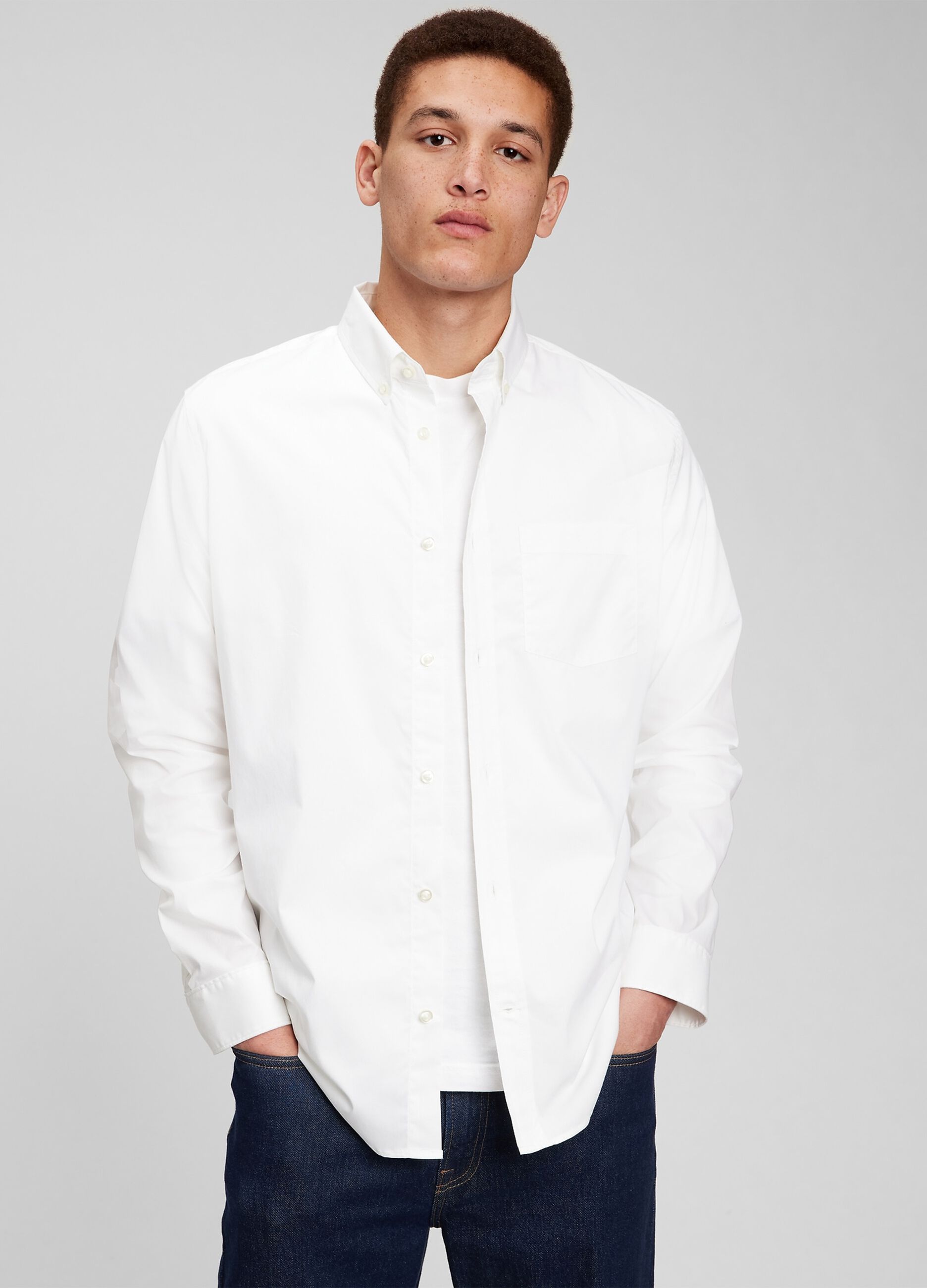 Regular-fit shirt in Coolmax® fabric