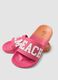 Pink beach sliders with strap_2