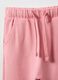 Girls' pink stretch cotton slim fit trousers_2