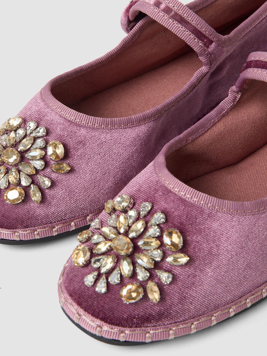 Friulane rosa con cinturino e strass_2