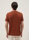 Red pure cotton regular-fit short-sleeve T-shirt_3