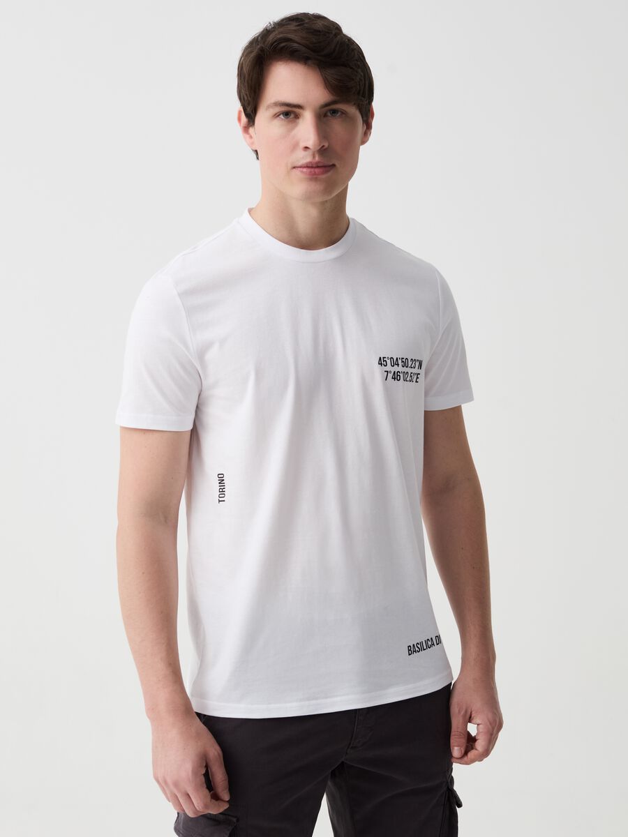 Camiseta de algodón con estampado Torino_0