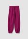 Violette Jogginghose aus Bio-Baumwolle_0