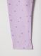 Lila M&auml;dchen Skinny-Fit-Leggings aus elastischer Baumwolle mit Sternen_3