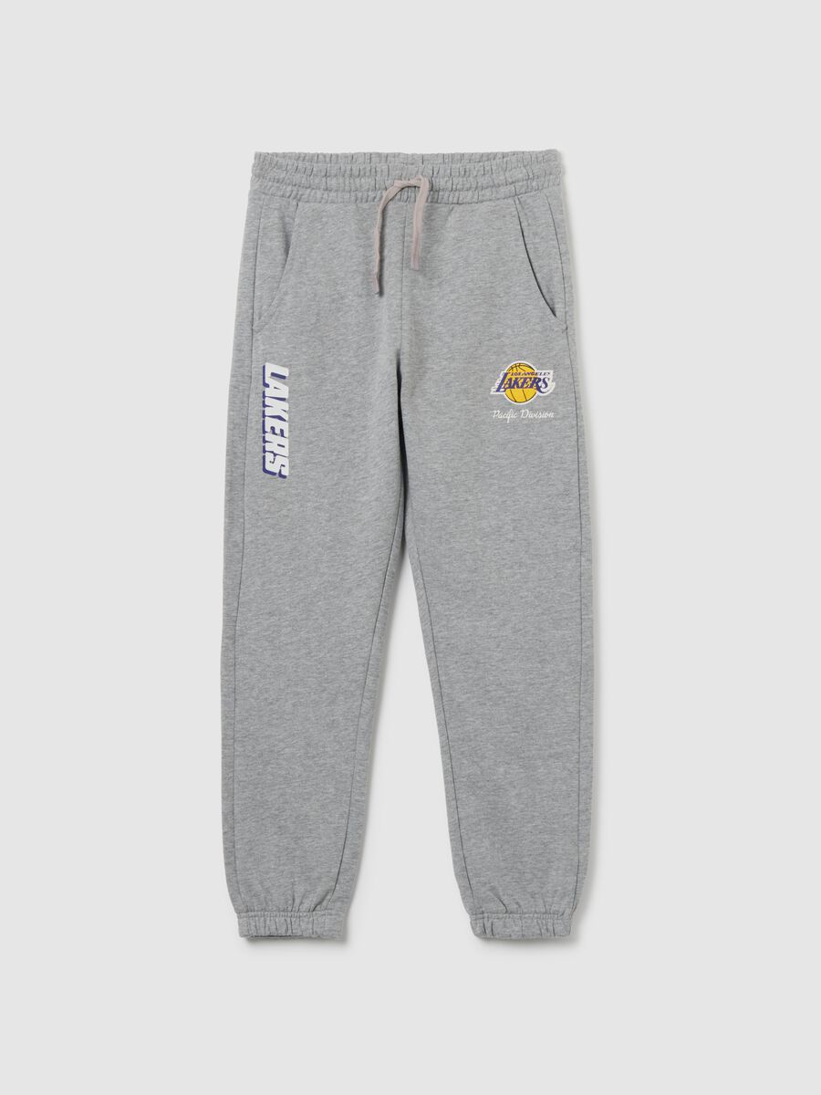 Boys' grey cotton-blend joggers_3
