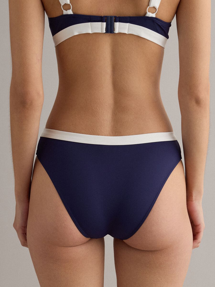 Blue bikini bottoms in stretch fabric_2
