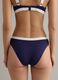Blaue Bikinihose aus elastischem Material_2