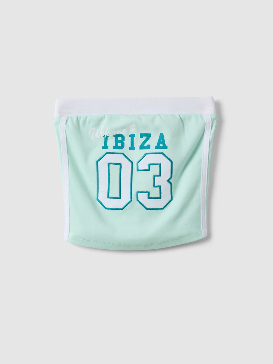 Top fitted multicolour stretch cotton for girls with print_3