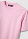 Pink pure cotton crew neck t-shirt with relaxed fit_5