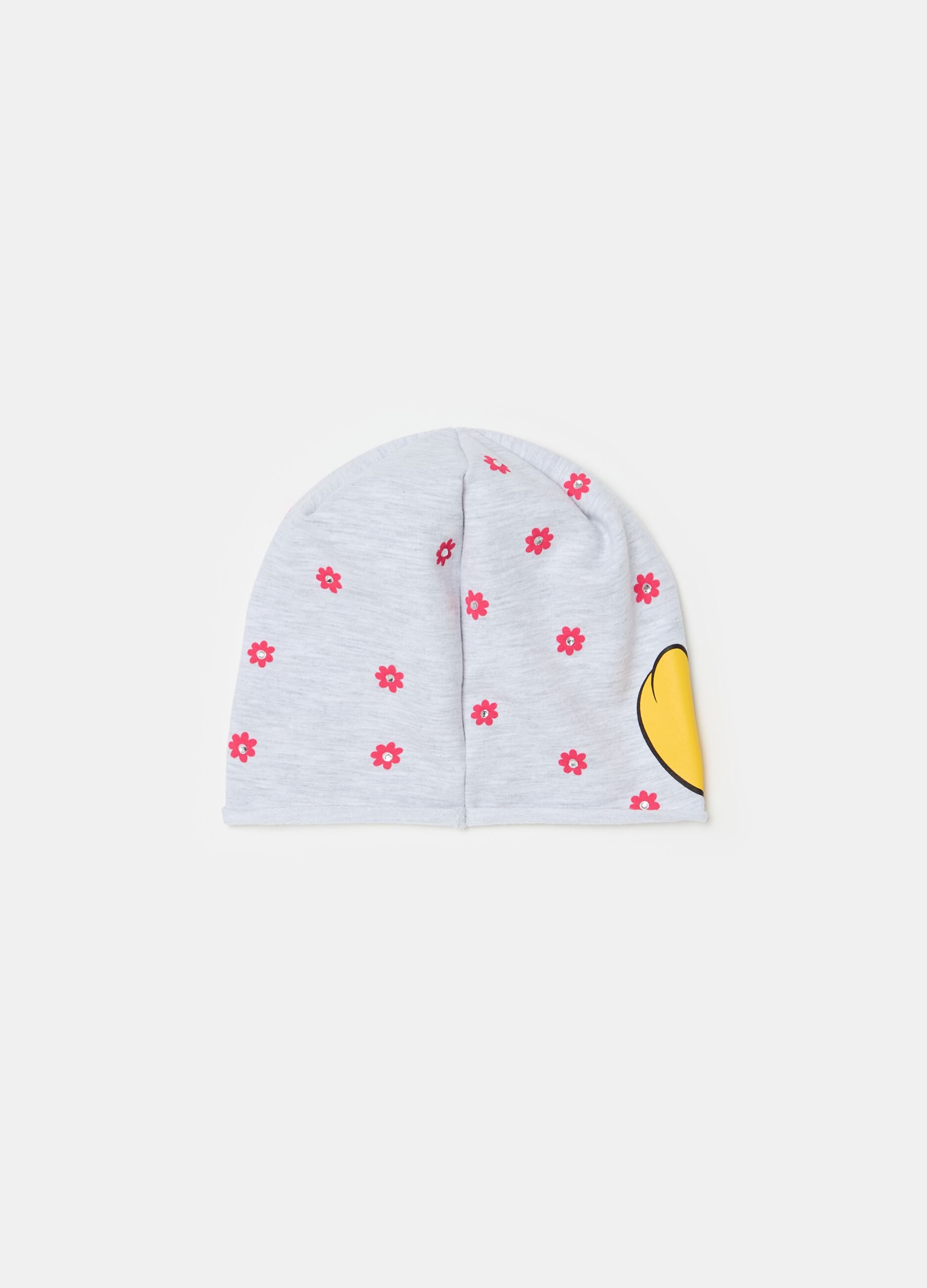 Organic cotton hat with Tweetie Pie print