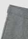 Grau melierte Flare-Treggings aus elastischer Bio-Baumwolle_2