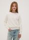 White crew-neck jumper in stretch wool blend_1