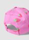 Pink pure cotton baseball cap_2