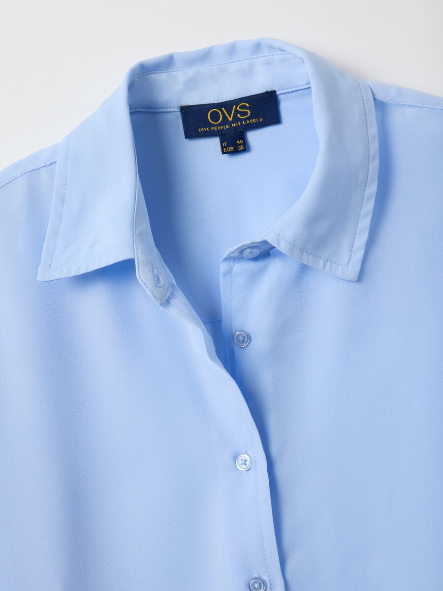 Blue long sleeve shirt regular fit_5