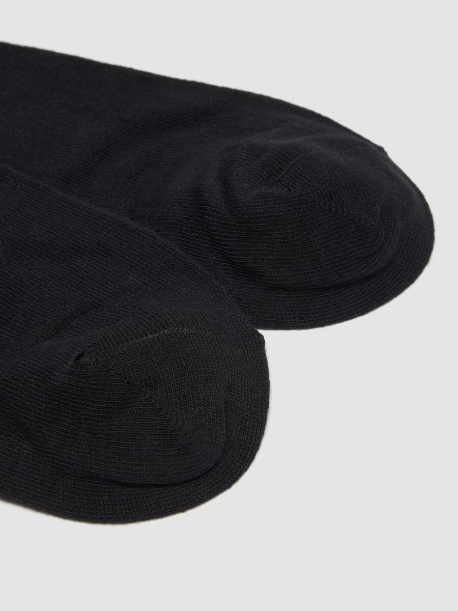 2-pack men's black ankle socks in cotton and cashmere blend_1