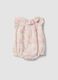 Multicolour pure cotton baby girls&rsquo; romper with floral print_1